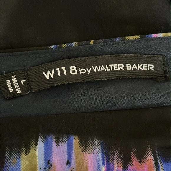 W118 by Walter Baker Long Sleeve Multi-Print Dress - Size Large. - Picture 5 of 7